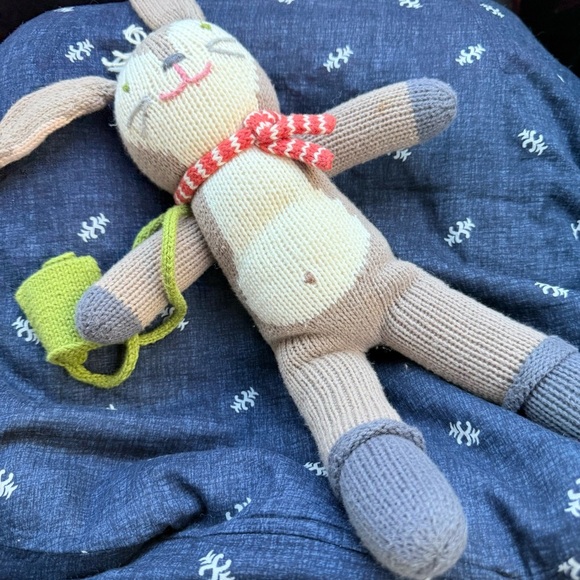 $66 Blabla Pierre The Bunny 12” Hand Knit - Picture 2 of 4